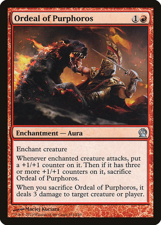 Ordeal of Purphoros [Theros] [Foil]