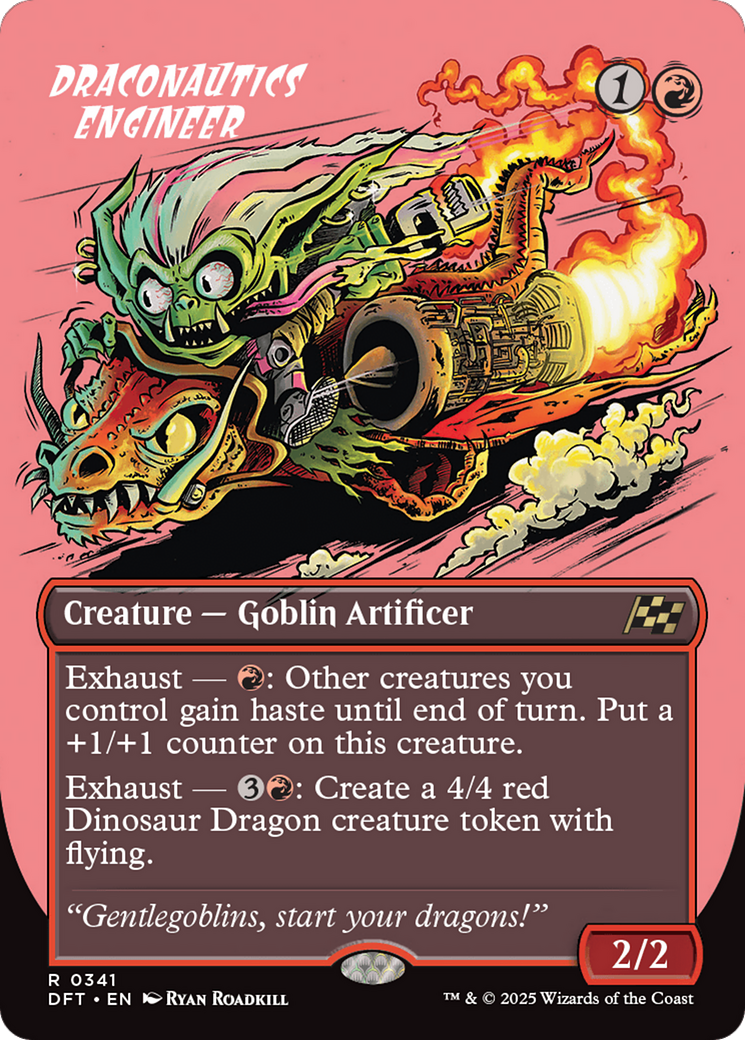 Draconautics Engineer (Borderless) [Aetherdrift] [Foil]