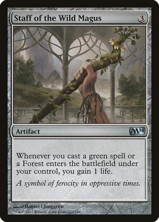 Staff of the Wild Magus [Core Set 2014]
