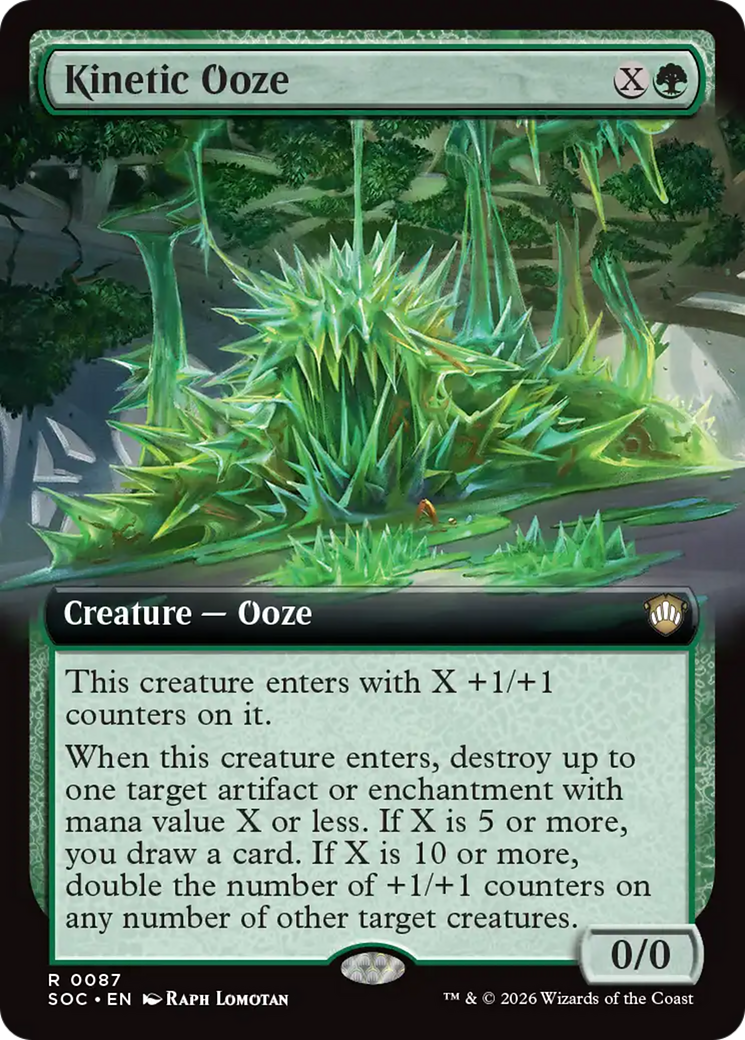 Kinetic Ooze (Extended Art) [Secrets of Strixhaven Commander] [Foil]