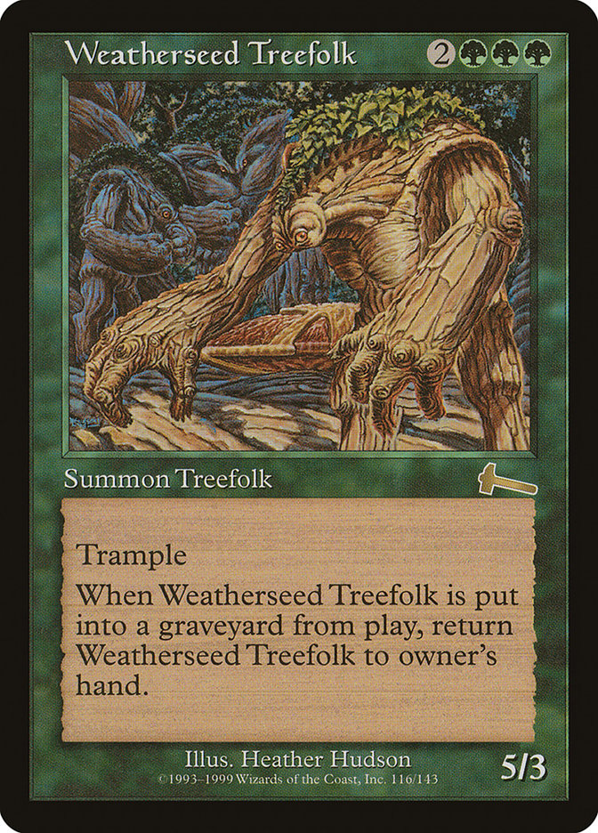 Weatherseed Treefolk [Urza's Legacy] [Foil]