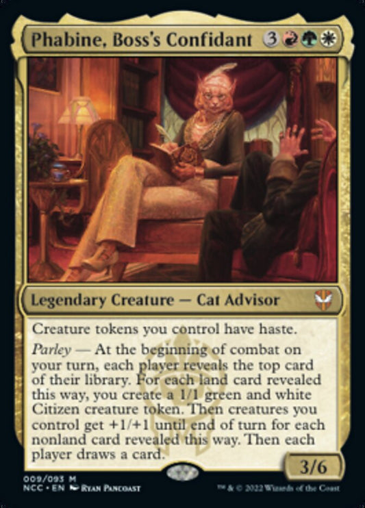 Phabine, Boss's Confidant [Streets of New Capenna Commander] [Foil]