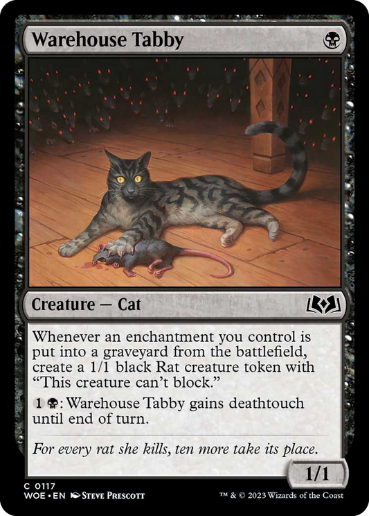 Warehouse Tabby [Wilds of Eldraine] [Foil]