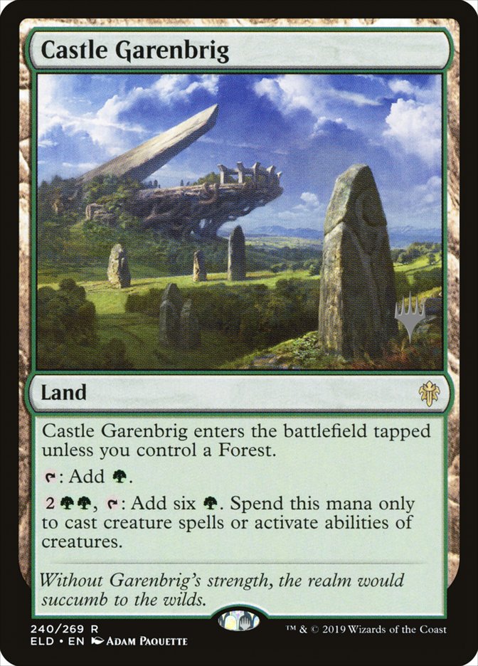 Castle Garenbrig (Promo Pack) [Throne of Eldraine Promos] [Foil]