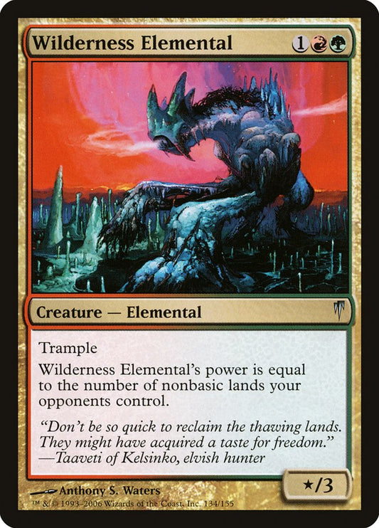 Wilderness Elemental [Coldsnap] [Foil]