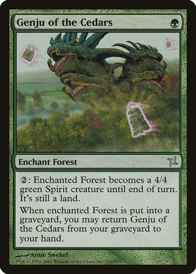 Genju of the Cedars [Betrayers of Kamigawa] [Foil]