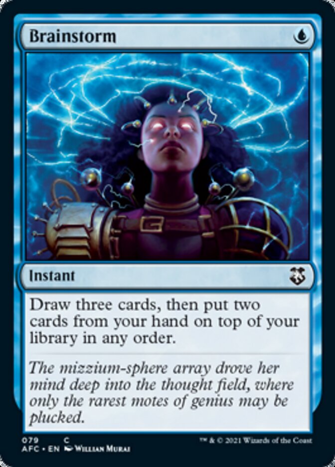 Brainstorm [Dungeons & Dragons: Adventures in the Forgotten Realms Commander] [Foil]