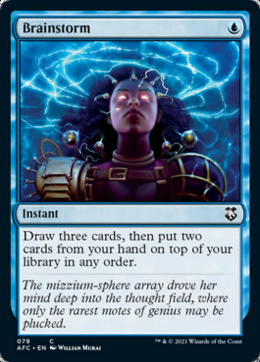Brainstorm [Dungeons & Dragons: Adventures in the Forgotten Realms Commander] [Foil]