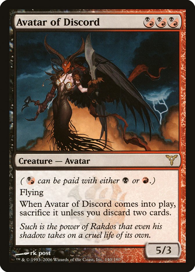 Avatar of Discord [Dissension] [Foil]