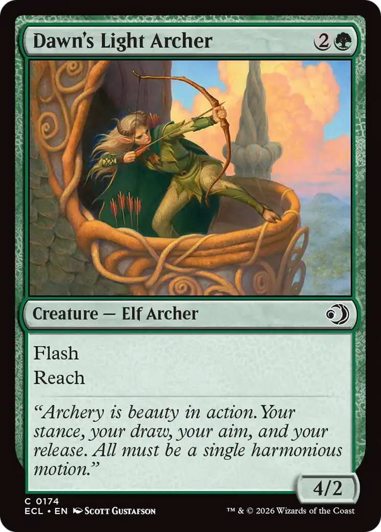 Dawn's Light Archer [Lorwyn Eclipsed] [Foil]