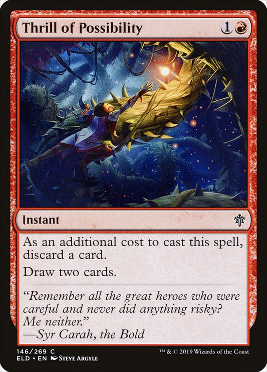 Thrill of Possibility [Throne of Eldraine] [Foil]