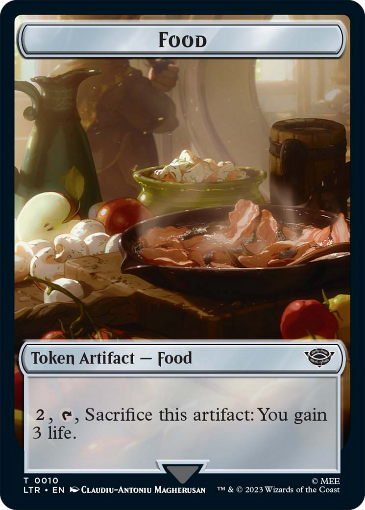 Food (10) // Orc Army (05) Double-Sided Token [The Lord of the Rings: Tales of Middle-Earth Tokens] [Foil]