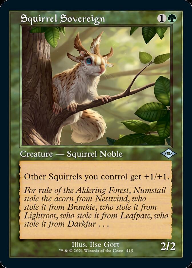 Squirrel Sovereign (Retro) [Modern Horizons 2] [Foil]