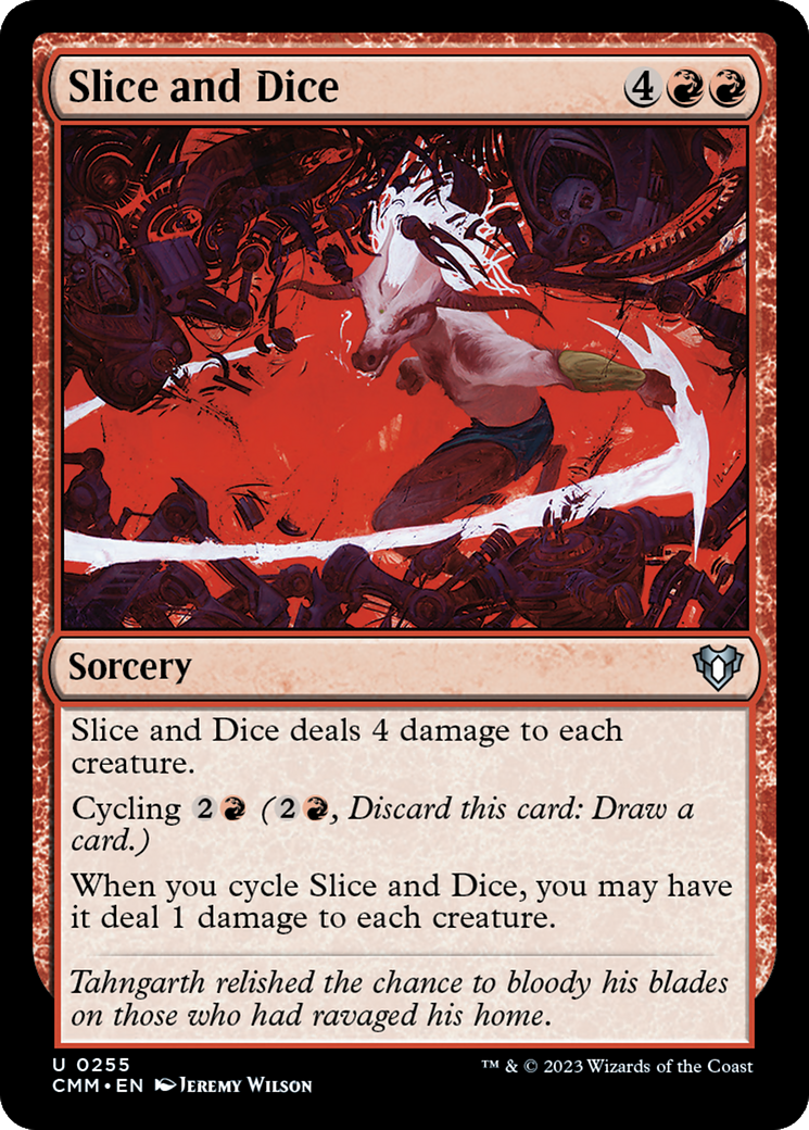 Slice and Dice [Commander Masters] [Foil]