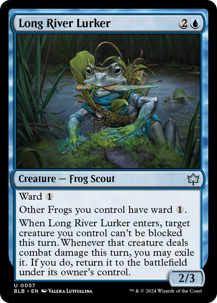 Long River Lurker [Bloomburrow] [Foil]