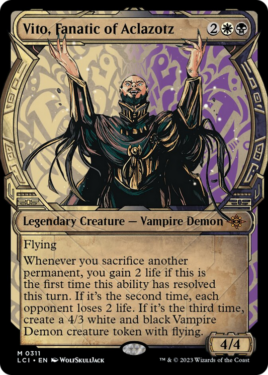 Vito, Fanatic of Aclazotz (Showcase) [The Lost Caverns of Ixalan] [Foil]