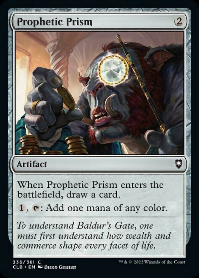 Prophetic Prism [Commander Legends: Battle for Baldur's Gate] [Foil]