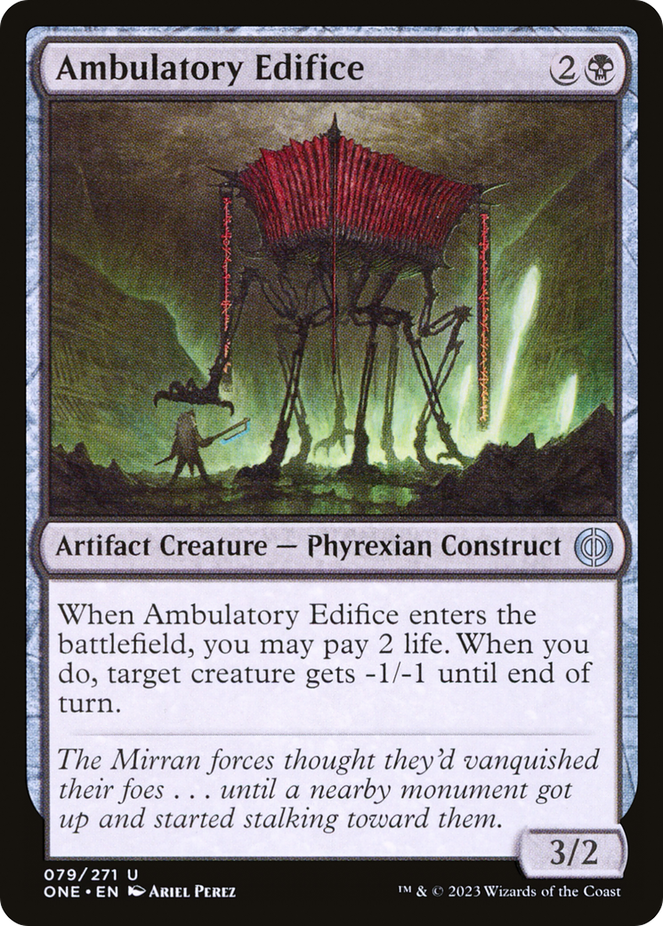 Ambulatory Edifice [Phyrexia: All Will Be One] [Foil]