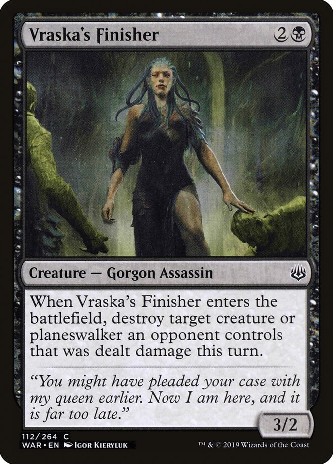 Vraska's Finisher [War of the Spark] [Foil]