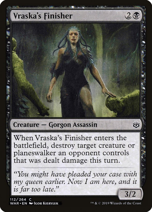 Vraska's Finisher [War of the Spark] [Foil]