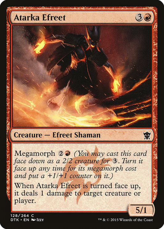 Atarka Efreet [Dragons of Tarkir] [Foil]