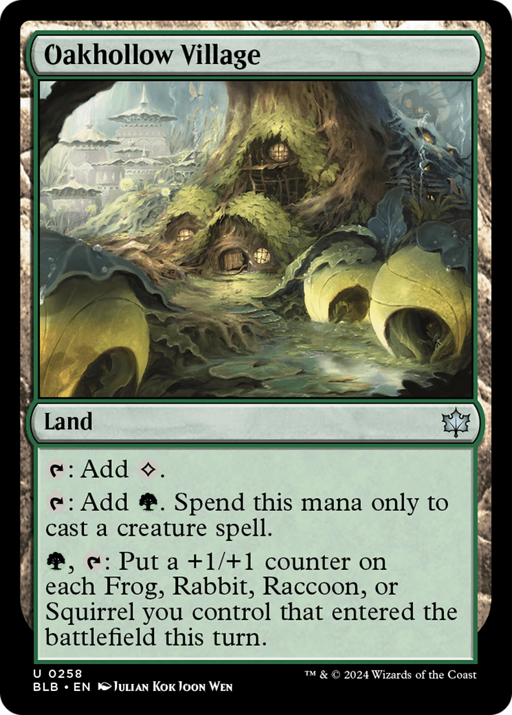 Oakhollow Village [Bloomburrow] [Foil]