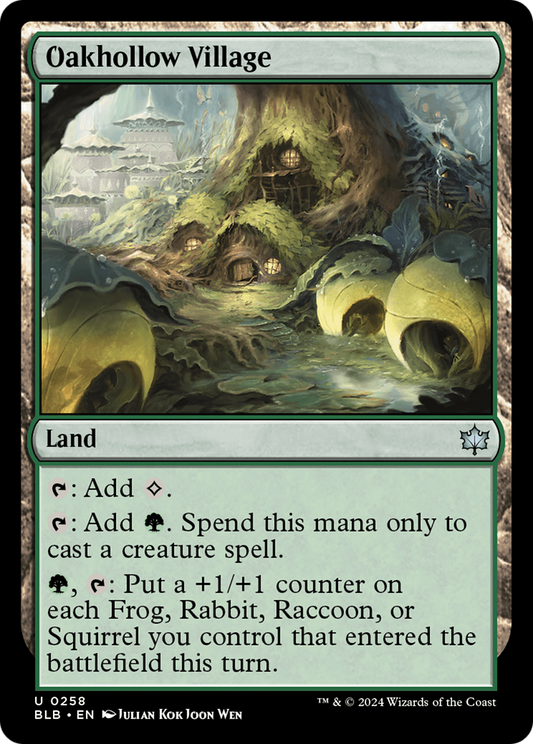 Oakhollow Village [Bloomburrow] [Foil]