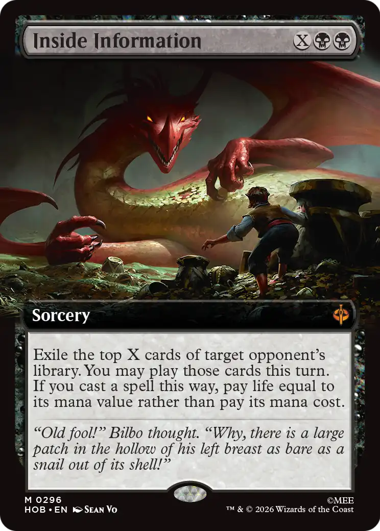 Inside Information (Extended Art) [The Hobbit] [Foil]