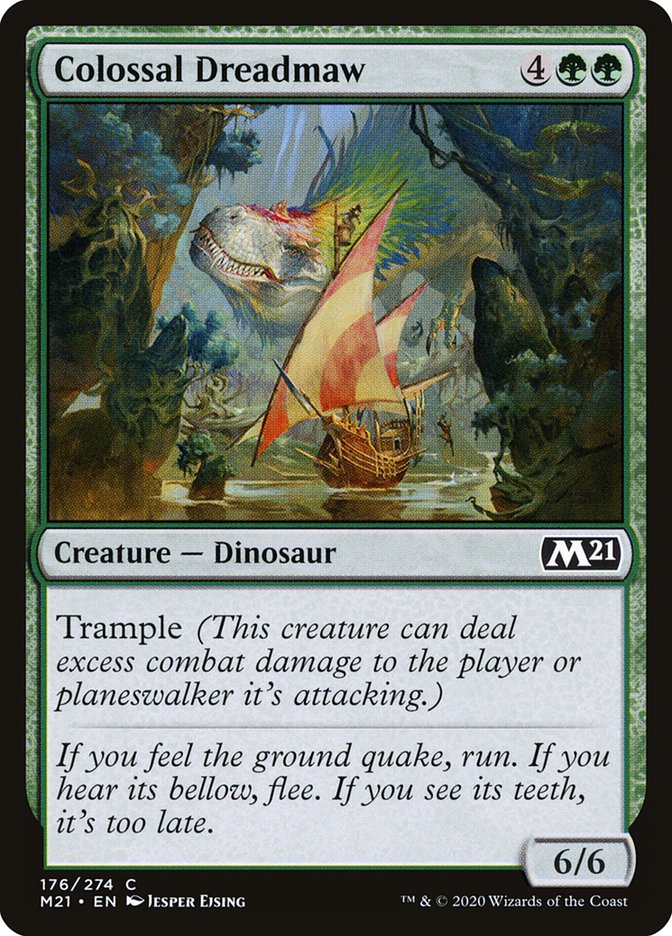 Colossal Dreadmaw [Core Set 2021] [Foil]