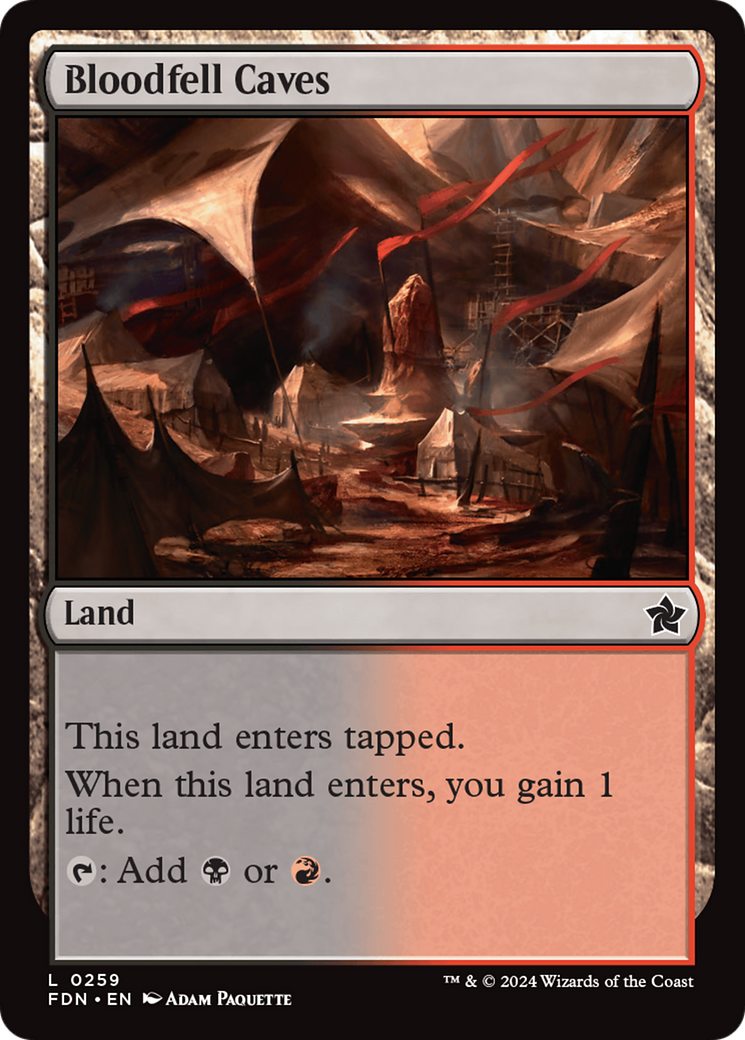 Bloodfell Caves [Foundations] [Foil]