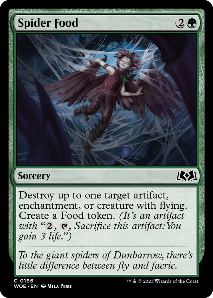 Spider Food [Wilds of Eldraine] [Foil]