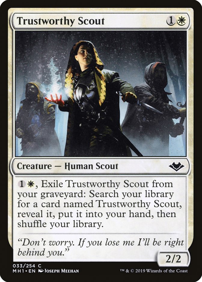Trustworthy Scout [Modern Horizons] [Foil]