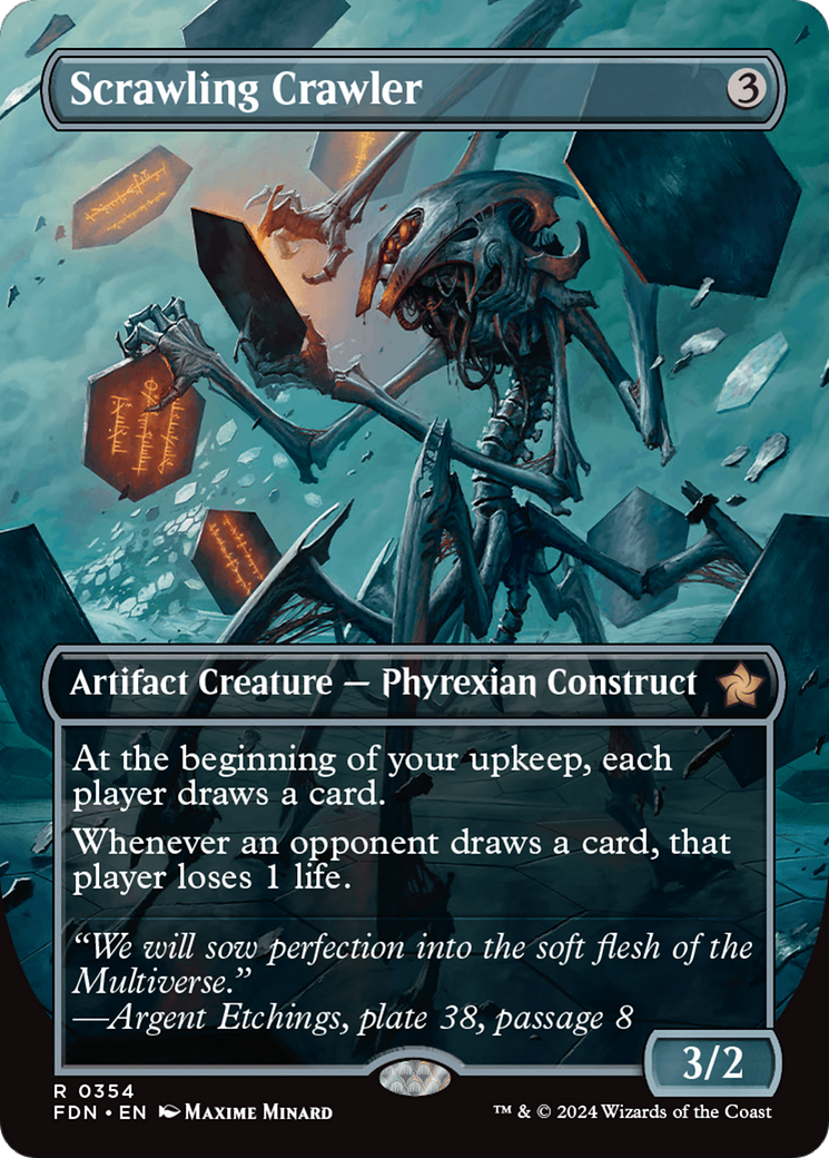 Scrawling Crawler (Borderless) [Foundations] [Foil]