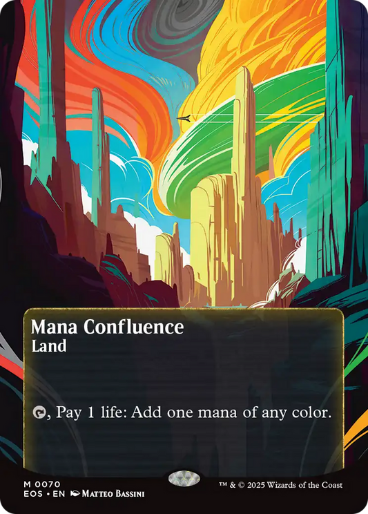 Mana Confluence (0070) (Borderless) [Edge of Eternities: Stellar Sights] [Foil]