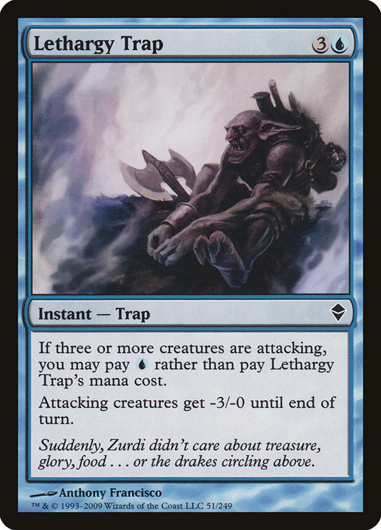 Lethargy Trap [Zendikar] [Foil]