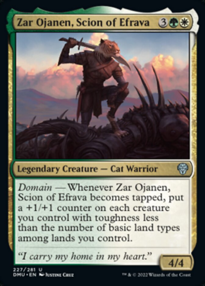 Zar Ojanen, Scion of Efrava [Dominaria United] [Foil]