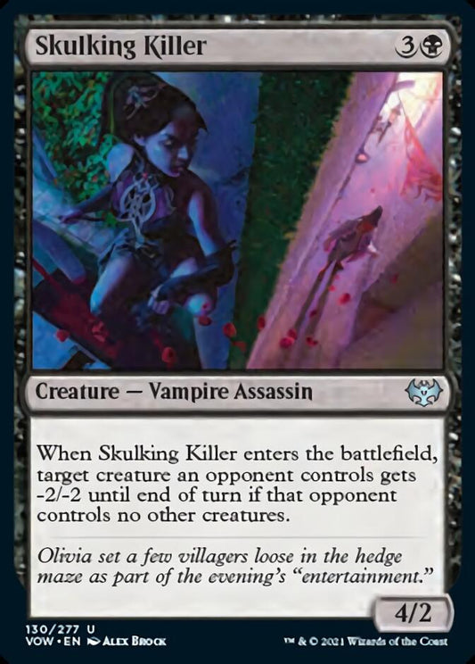 Skulking Killer [Innistrad: Crimson Vow] [Foil]