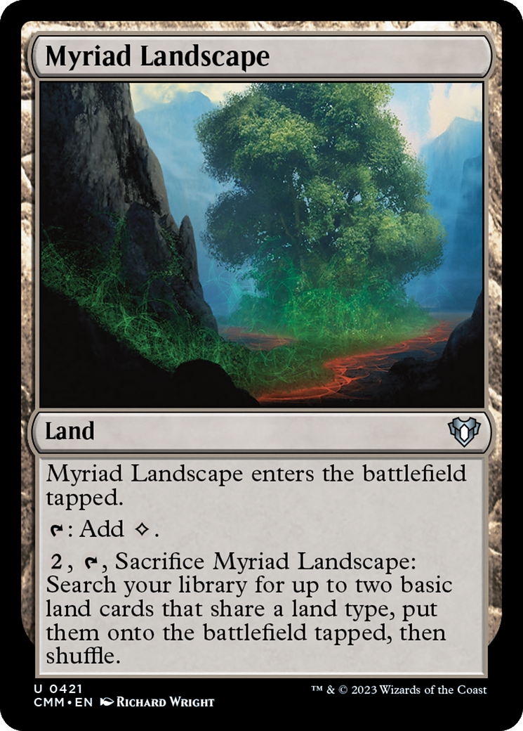 Myriad Landscape [Commander Masters] [Foil]
