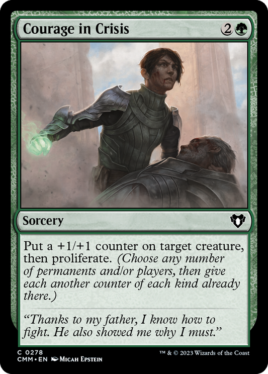 Courage in Crisis [Commander Masters] [Foil]