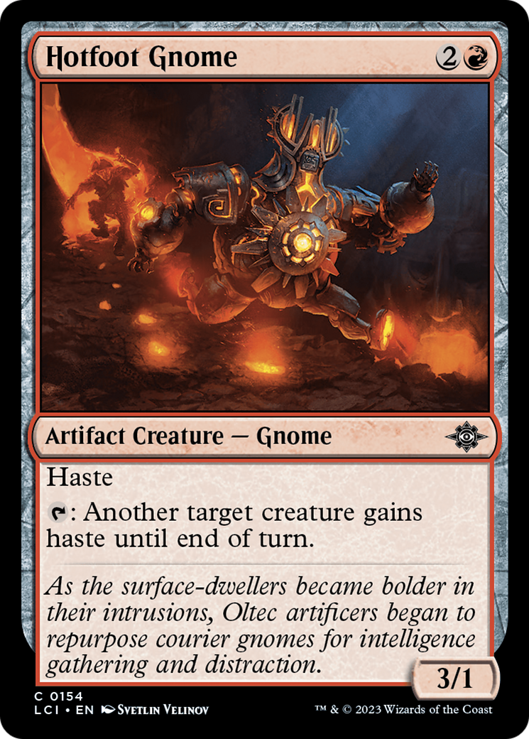Hotfoot Gnome [The Lost Caverns of Ixalan] [Foil]
