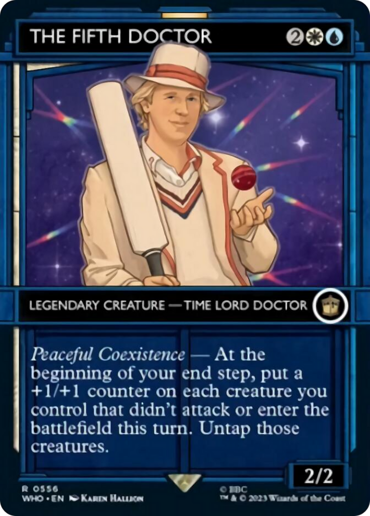 The Fifth Doctor (Showcase) [Doctor Who] [Foil]