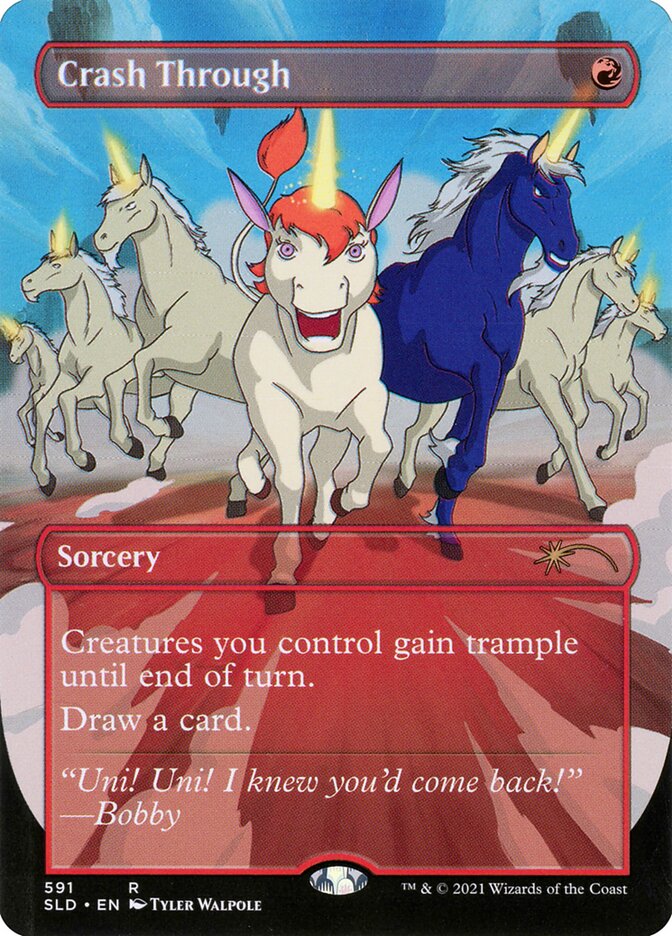 Crash Through (Borderless) [Secret Lair Drop Promos] [Foil]