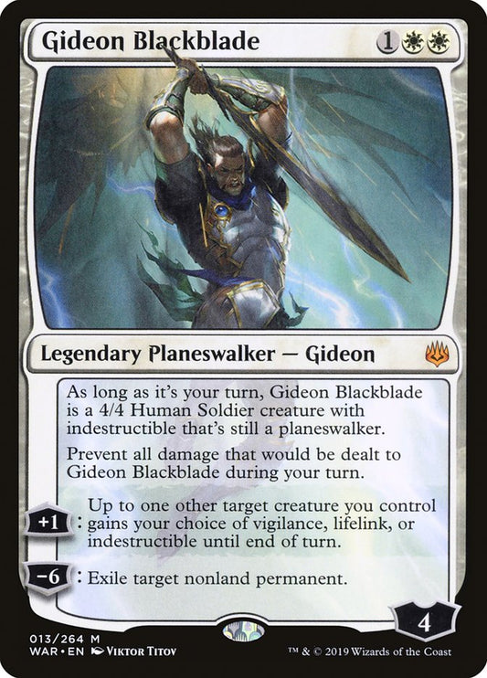 Gideon Blackblade [War of the Spark] [Foil]