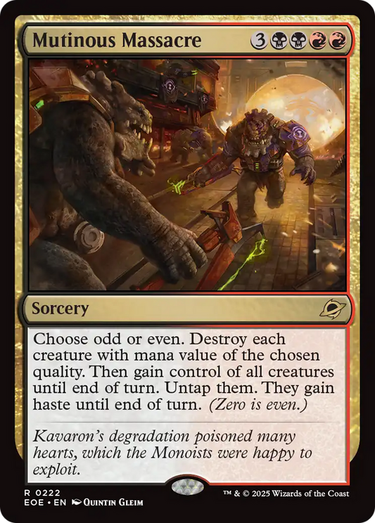 Mutinous Massacre [Edge of Eternities] [Foil]