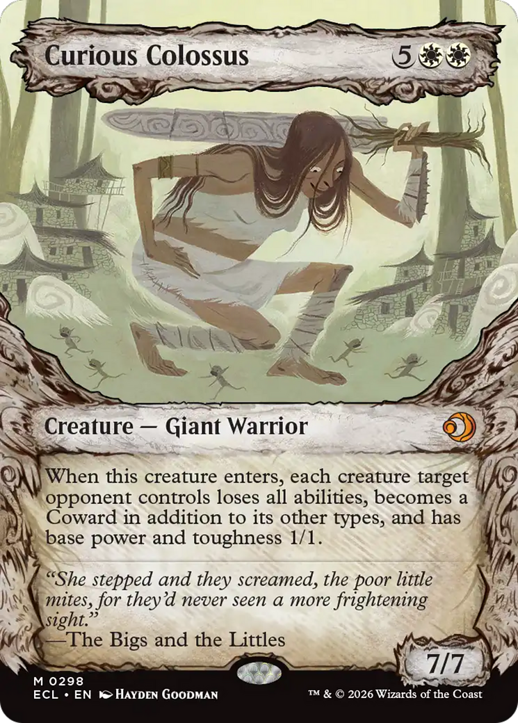 Curious Colossus (Showcase) [Lorwyn Eclipsed] [Foil]