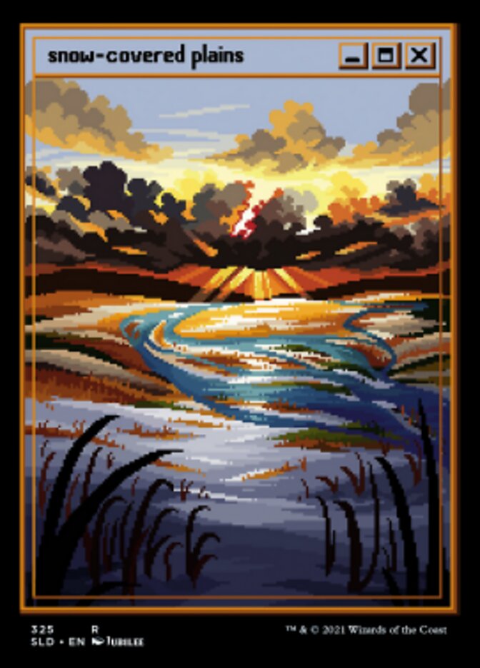 Snow-Covered Plains (325) [Secret Lair Drop Series] [Foil]