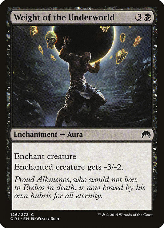 Weight of the Underworld [Magic Origins] [Foil]