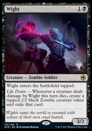 Wight (Promo Pack) [Dungeons & Dragons: Adventures in the Forgotten Realms Promos] [Foil]