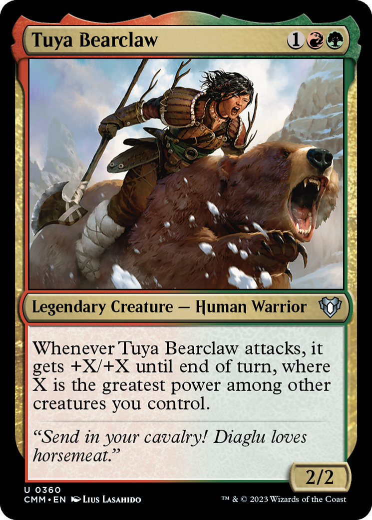 Tuya Bearclaw [Commander Masters] [Foil]