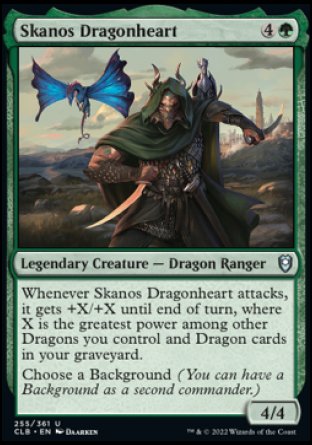 Skanos Dragonheart [Commander Legends: Battle for Baldur's Gate] [Foil]
